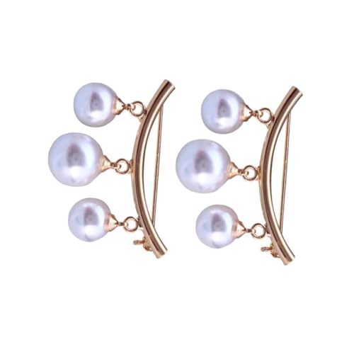 Beaupretty 2 Stück Perlenbrosche aus Legierung Kreative Anstecknadeln für Kleidung Dekoration für Mädchen bei Festen Passend zu Kleid Pullover Schal Vielseitiges Accessoire von Beaupretty