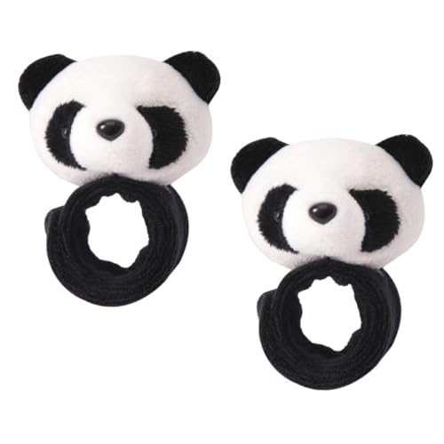 Beaupretty 2 Stück Plüsch Panda Slap Armbänder Cartoon Design Weiche Stoffarmbänder Party Zubehör Geschenkidee von Beaupretty