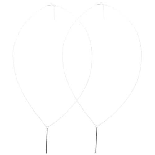 Beaupretty 2 Stück Pulloverkette Damen Schlichte Lange Anhänger Halskette Modische Sweater Pendant Kette aus Hochwertigem Material Langlebig und Vielseitig für Alltag und Party Geeignet von Beaupretty