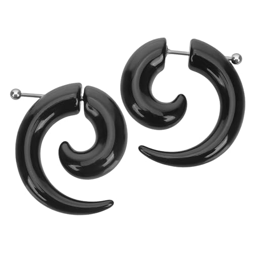 Beaupretty 2 Stück Punk Ohrstecker Rundes Horn Krallen Design Unisex Ohrschmuck für Mädchen und Frauen Modische Statement Ohrringe für Partys und Festivals von Beaupretty