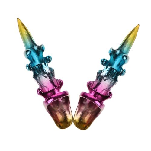 Beaupretty 2 Stück Punk Ringe Verstellbare Finger Ringe für Halloween Cosplay Robustem Vintage Design Accessoire für Männer Frauen Einzigartiger Schmuck für Partys von Beaupretty