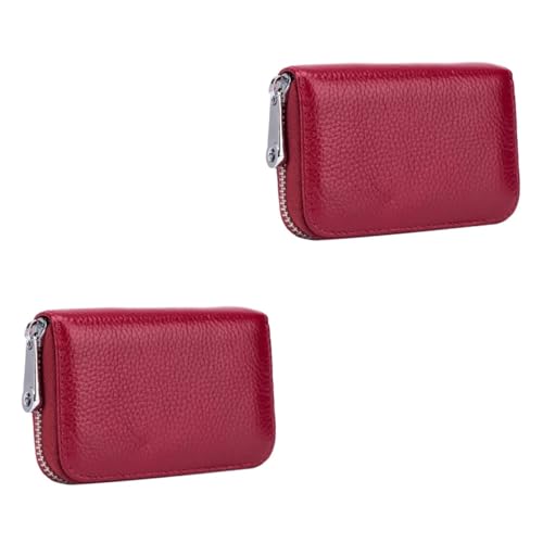Beaupretty 2 Stück RFID Kartenetui Klein Portemonnaie Damen Herren Diebstahl Kartenhalter Schlank Kompakt Schützendes Geldbeutel mit Sichere RFID Abschirmung Praktischer Kartencontainer für von Beaupretty