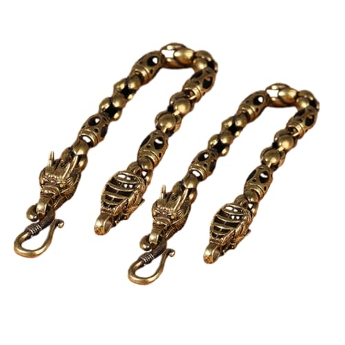 Beaupretty 2stücke Vintage Drachenkopf Armband-set Retro Minimalistische Armreifen Mit Drachenmotiv Für Herren Und Damen Starkes Symbol Für Stärke Und Macht von Beaupretty
