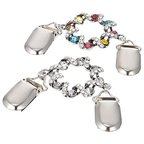 Beaupretty 2 Stück Schal Buckle Brosche für Kleidung Accessoires für Schals und Umhänge für Damen Hochwertige Designs Glänzende Farben von Beaupretty