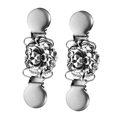 Beaupretty 2 Stück Schalclips Damenbrosche mit Feiner Politur Langlebig Vielseitig für Kleidung Tücher Cardigan Dekorativ Schmuckakzente von Beaupretty