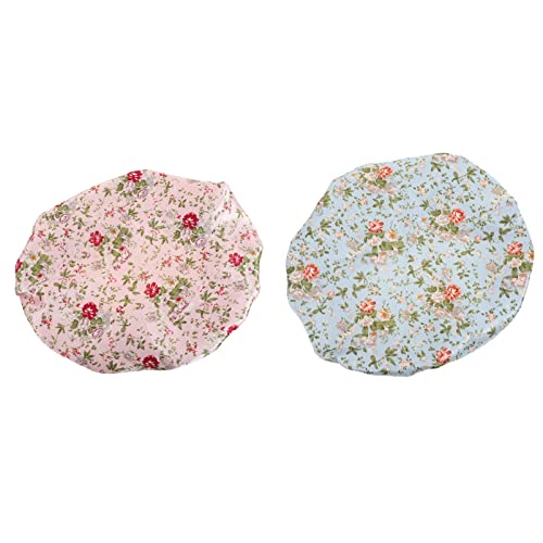 Beaupretty 2stücke Mädchen Schlafhaube Verstellbare Elastische Für Süße Druckmuster Für Nächtlichen Schutz Und Frisuren Einfarbig von Beaupretty