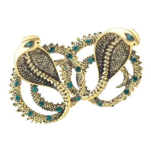 Beaupretty 2 Stück Schlangen Broschen mit Strass Anstecknadel für Damen Krawattennadel für Kleidung Schmuck Accessoire für Besondere Anlässe von Beaupretty