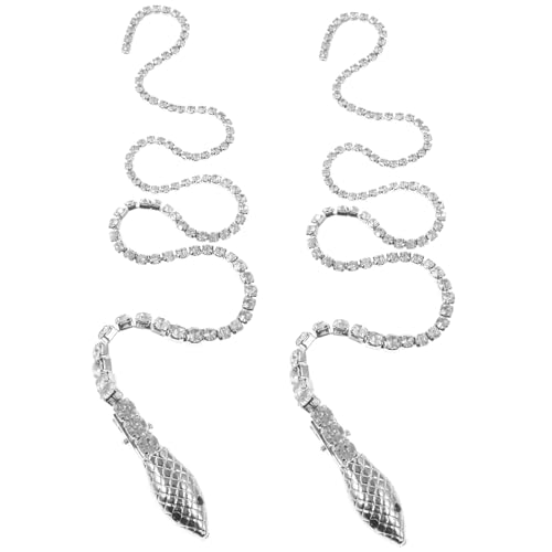 Beaupretty 2 Stück Schlangen Haarspangen aus Robustem Glänzend Dekoriert Modischer Haarschmuck für Frauen Vielseitige Haarklammern für Alltag und Besondere Anlässe von Beaupretty