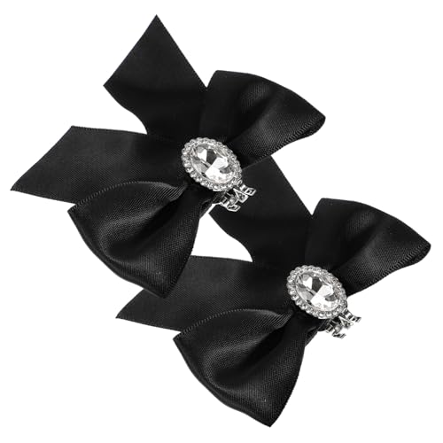 Beaupretty 2 Stück Schleifen Schuhclips Schuhschmuck für High Heels Pumps Hochzeit Brautschmuck Abnehmbar Vielseitig Einsetzbar Modisch Schuhverzierung von Beaupretty