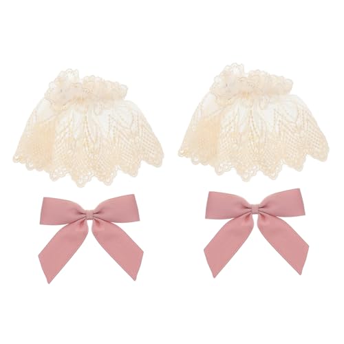 Beaupretty 2stücke Spitzen-armmanschetten Mit Schleife Weiche Und Atmungsaktive Armstulpen Für Damen Geeignet Für Hochzeit Teeparty Und Andere Anlässe von Beaupretty