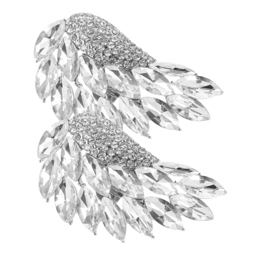 Beaupretty 2 Stück Schuhclips für Damen Abnehmbare Schuhaccessoires für Hochzeit Party Diy Mode Clips mit Abnehmbaren Flügeln für High Heels Sandalen Silber Schmuck für Styles Beaupretty 2 Stück Schuhclips für Damen Abnehmbare Schuhaccessoires für Hochzeit Party Diy Mode Clips mit Abnehmbaren Flügeln für High Heels Sandalen Silber Schmuck für Styles von Beaupretty