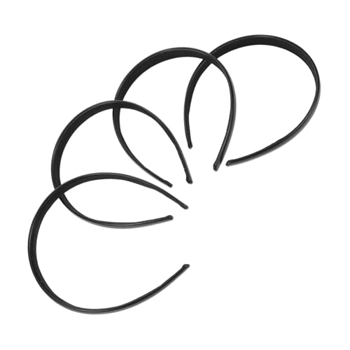 Beaupretty 2 Stück Schwarze PU Leder Haarbänder für Damen Dünn und Flexibel Schlichte Haarreifen Langlebig und Vielseitig Alltag und Besondere Anlässe Geeignet von Beaupretty
