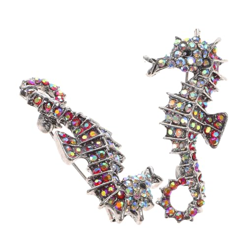 Beaupretty 2stücke Strassbrosche Für Damen Glänzende Anstecknadel Mit Kristallen Tierbrosche Kleidungsbrosche Meerestierbrosche Sicherheitsnadel Für Kleid Hut Rucksack-dekoration von Beaupretty