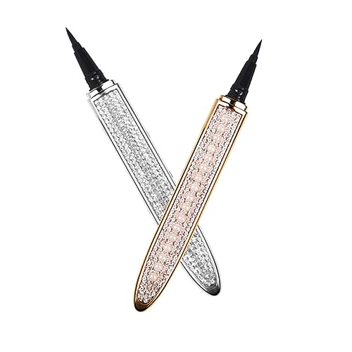 Beaupretty 2 Stück Selbstklebender Eyeliner Stift Glitzerndes Make Up für Schnelltrocknend Einfach Anzuwenden Entfernen für Verschiedene Make Up Stile von Beaupretty