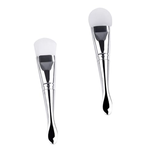 Beaupretty 2 Stück Silikon Gesichtsmaske Pinsel für Selbstgemacht Masken Wiederverwendbar Stabil und Flexibel für Gesichtspflege und Maskenanwendungen für Schwer Erreichbare Stellen von Beaupretty