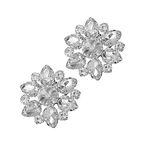 Beaupretty 2 Stück Strass Schuhclips für Hochzeit Abnehmbare Schuhschnallen Metall Langlebige Schuhdekoration Eleganter Schuhschmuck für Frauen von Beaupretty