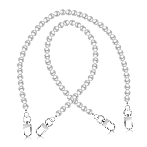 Beaupretty 2 Stück Taillenkette mit Imitationsperlen Metallkette für Hosen Modisches Accessoire für Frauen und Männer für Hip Hop und Punk Stil von Beaupretty