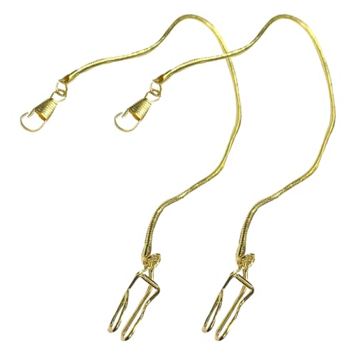 Beaupretty 2stücke Taschenuhrketten Metall Westenkette Für Herren Einfaches Design Ersatz Verschluss Für Taschenuhr Zubehör von Beaupretty