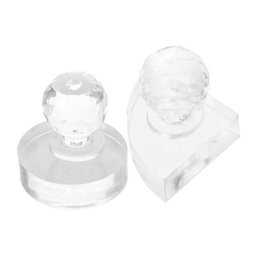 Beaupretty 2 Stück Teiliges Augen Make Up Presswerkzeug Rundes Stempel für Lidschatten und Blush zum Einfachen Reparieren von Puder und Kompaktformaten von Beaupretty