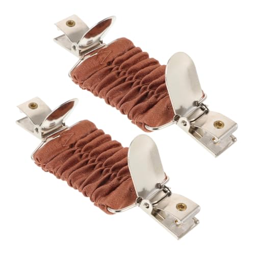 Beaupretty 2 Stück Teiliges Damen Kleid Clips mit Elastischem Taillenbund Vielseitige Strickjacken Schalhalter Modische Stoffklemmverschlüsse für Pullover und Cardigan Langlebig und Sicherer von Beaupretty