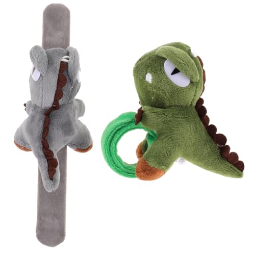 Beaupretty 2 Stück Teiliges Dinosaurier Slap Armband aus Weichem Plüsch Sichere Schnapparmbänder in Grün und Robust und Einfach zu Tragen als Partygeschenk für Kindergeburtstage Beaupretty 2 Stück Teiliges Dinosaurier Slap Armband aus Weichem Plüsch Sichere Schnapparmbänder in Grün und Robust und Einfach zu Tragen als Partygeschenk für Kindergeburtstage von Beaupretty