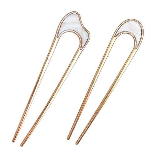 Beaupretty 2 Stück Teiliges Haarnadel Metalllegierung Vintage Haarnadel für Damen Haar dutt halter Langlebiges Haarschmuck tool für Verschiedene Frisuren bei Partys und Alltag von Beaupretty