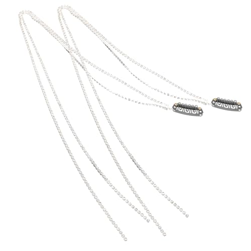 Beaupretty 2 Stück Teiliges Haarschmuck mit Haarketten und Quastenclips für und Mädchen für Hochzeiten Partys und Alltag Leicht und Stabil Einfach zu Stylen von Beaupretty