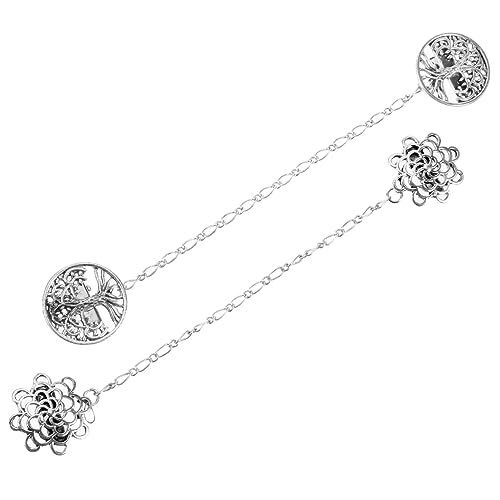 Beaupretty 2 Stück Teiliges Retro Cardigan Clips Langlebiger Legierung Broschen für Pullover Hemd Schal und Mantel Sicherer Halt Verrutschen Vielseitiges Schmuck Accessoire für Damen von Beaupretty