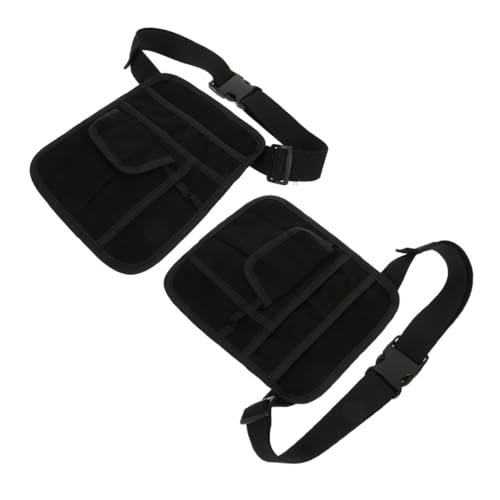 Beaupretty 2stücke Kellnerschürze Für Damen Kellnerbeutelschürze Mit Verstellbarem Gürtel Kellnergeldbeutel Mit Taschen Und Scheckhalter Für Restaurantkellnerinnen von Beaupretty