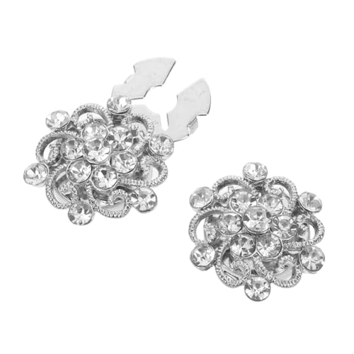 Beaupretty 2 Stück Teiliges Strass Knopfüberzüge Abnehmbare Schmuck Knöpfe für Hemdkragen Stilvolle Metall-accessoires für Damen und Herren Vielseitig für Smoking und Blusen Beaupretty 2 Stück Teiliges Strass Knopfüberzüge Abnehmbare Schmuck Knöpfe für Hemdkragen Stilvolle Metall-accessoires für Damen und Herren Vielseitig für Smoking und Blusen von Beaupretty
