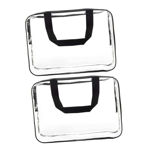Beaupretty 2 Stück Teiliges Wasserdichtes Kosmetik und Toilettentaschen aus Transparentem PVC Robuste Reise Organizer Tragbar und Verschleißfest für Make Up Nagelkunst und Reiseutensilien Beaupretty 2 Stück Teiliges Wasserdichtes Kosmetik und Toilettentaschen aus Transparentem PVC Robuste Reise Organizer Tragbar und Verschleißfest für Make Up Nagelkunst und Reiseutensilien von Beaupretty