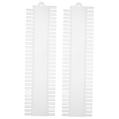 Beaupretty 2 Stück Transparentes Nagellack Übungs Display mit Farben Nagelkunst Farbanzeige Board Langlebiges Nail Polish Practice Board für Nail Art Supplies Anfänger und Profis von Beaupretty