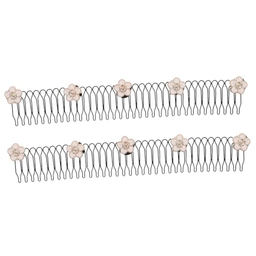 Beaupretty 2 Stück Unsichtbare Haarklammern Haarkämme zum Fixieren von Strähnen und Langlebig zum Haaransatz Minimalistisches Design für Damen und Mädchen für Alltag und Besondere Anlässe von Beaupretty