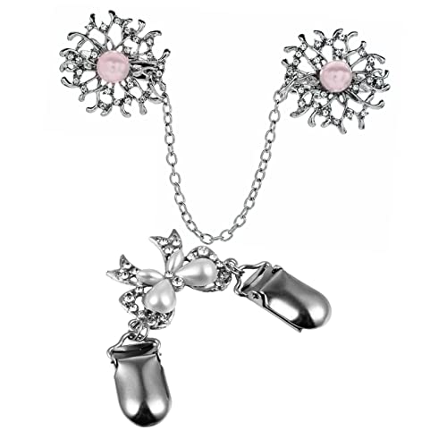 Beaupretty 2 Stück Vintage Brosche Retro Metall Anstecknadel Kreativer Clip für Cardigans Kleider Schals und Hüte für Partys und Tägliche Nutzung von Beaupretty