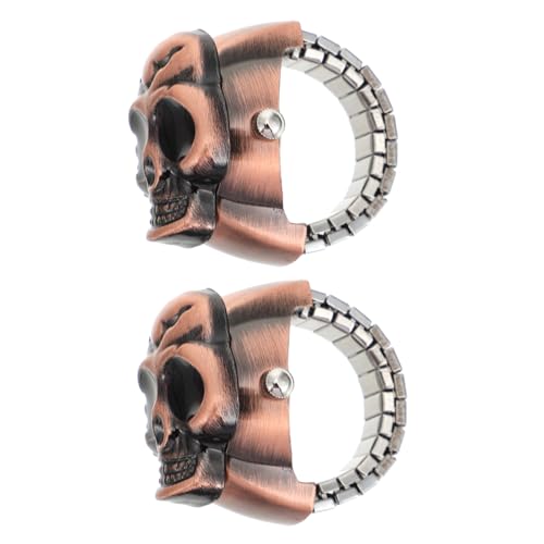Beaupretty 2 Stück Vintage Clamshell Ring Uhr mit Design Fingeruhr mit Präzisem Quarzuhrwerk Einfach Ablesbar und Tragbar Modisches Schmuckstück für Damen und Herren Beaupretty 2 Stück Vintage Clamshell Ring Uhr mit Design Fingeruhr mit Präzisem Quarzuhrwerk Einfach Ablesbar und Tragbar Modisches Schmuckstück für Damen und Herren von Beaupretty