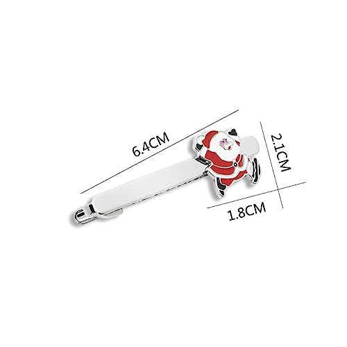 Beaupretty 2 Stück Weihnachtliche Krawattenklammer Herren Mini Santa Claus Tie Clip Modisch Dekorative Ansteckklammer für Anzug Festliche Party Accessoires Praktische Halterung für Krawatten von Beaupretty