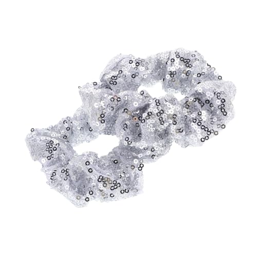 Beaupretty 2 Stück Weihnachts Haargummis mit Glitzer Elastische Haarschmuck für Waschen Gesichts Fluoreszierende Haarbänder Haaraccessoires für Damen und Mädchen von Beaupretty