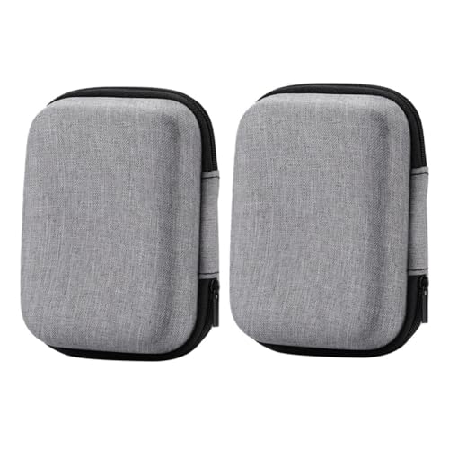 Beaupretty 2 Stück wasserdichte Aufbewahrungstaschen für Digitale Geräte Zubehör Organizer für Kabel Mikrofone und Ladegeräte Multifunktionale Eva Tasche für Unterwegs von Beaupretty