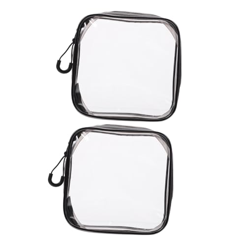 Beaupretty 2 Stück wasserdichte Kosmetiktasche aus Leichter Kulturbeutel mit Reißverschluss Kompakte Make Up Tasche für Reisen Camping Fitness und Alltag Praktische Aufbewahrung für Damen von Beaupretty