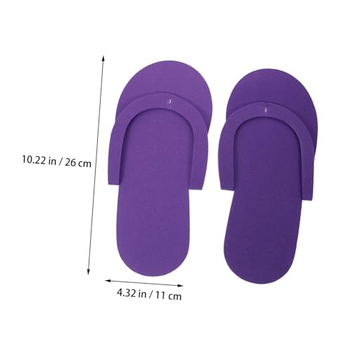 Beaupretty 20 Paare Einweg Slipper aus Schaum eva Leichte Bequeme Gästehausschuhe für Hotel Beauty Salon Spa und Innenbereich Praktische Pediküre Slipper für Damen und Unisex Zufällige Farbe von Beaupretty
