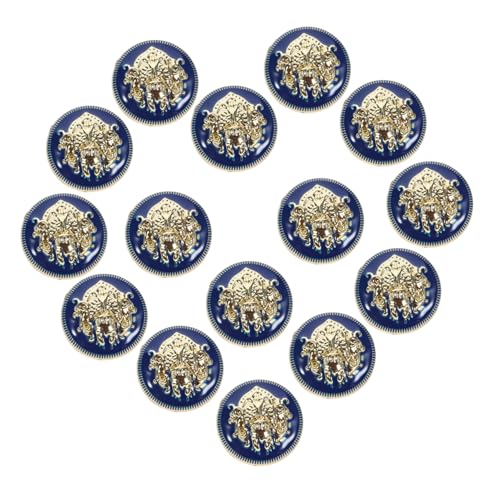 Beaupretty 20 Stck. Metallknöpfe dekorative Knöpfe für Uniform Uniformknöpfe Anzugknöpfe kleine Zierknöpfe dekorative Knöpfe für Mantel Zierknöpfe für Jacke Mantelknöpfe Zinklegierung Blau Beaupretty 20 Stck. Metallknöpfe dekorative Knöpfe für Uniform Uniformknöpfe Anzugknöpfe kleine Zierknöpfe dekorative Knöpfe für Mantel Zierknöpfe für Jacke Mantelknöpfe Zinklegierung Blau von Beaupretty
