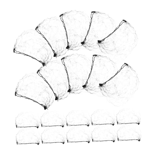 Beaupretty 20 Stück Elastisches Unsichtbares Nylon Haarnetz Maschenweite für Ballett Dutt und Haarfixierung Dehnbares Mesh für Sicheres Natürliches Styling bei Frauen von Beaupretty
