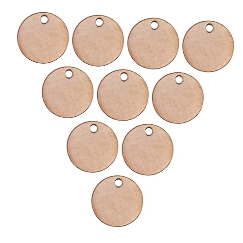 Beaupretty 20 Stück Leere Stanzrohlinge Rund Glatte Oberfläche Roségold für Diy Schmuck Schlüsselanhänger Gravuren Robust Korrosionsbeständig von Beaupretty