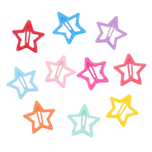 Beaupretty 20 Stück Teiliges Bunte Stern haarspangen für Mädchen und Frauen Komfortabel Langlebig Modisch Einfache Anwendung für Stylische Haargestaltung und Tägliche Nutzung von Beaupretty
