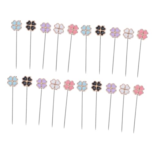 Beaupretty 20 Stück Teiliges Hijab Stecknadel mit Sicherheitskappen Kristallbrosche Robustem Resin Vielseitig als Muslim Hijab Pin Schalhalter und Modischer Anstecker für Hochzeit Alltag und von Beaupretty