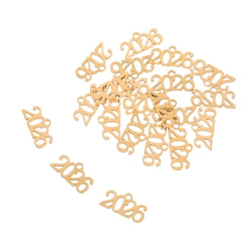 Beaupretty 20stücke Zahlen Charm Aus Edelstahl Für Schlüsselanhänger Armbänder Und Halsketten Diy Bastelbedarf Mit Jahreszahl Anhänger von Beaupretty