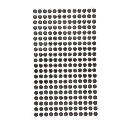 Beaupretty 234Stücke Selbstklebende Strasssteine Schwarz DIY Aufkleber Für Bastelprojekte Langlebiges Acrylmaterial Zum Dekorieren Von Autos Häusern Und Fahrrädern von Beaupretty