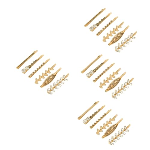 Beaupretty 24 Stk Legierung Diamant Haarnadel Strass-haarspangen Für Frauen Diamant-haarspange Haarspange Aus Kristall Haar Strass Legierung Strass Kopfbedeckung Minimalistisch Fräulein von Beaupretty