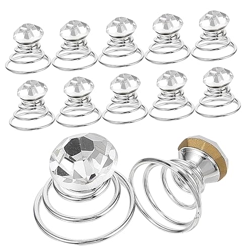 Beaupretty 24 Stk Schneckenschnalle Haarnadeln Drehen Spiralförmige Haarspangen Haarspange Aus Glas Twists Haarspulen Clips Korkenzieher-haarnadeln Legierung Fräulein Schmuck Hochzeit von Beaupretty