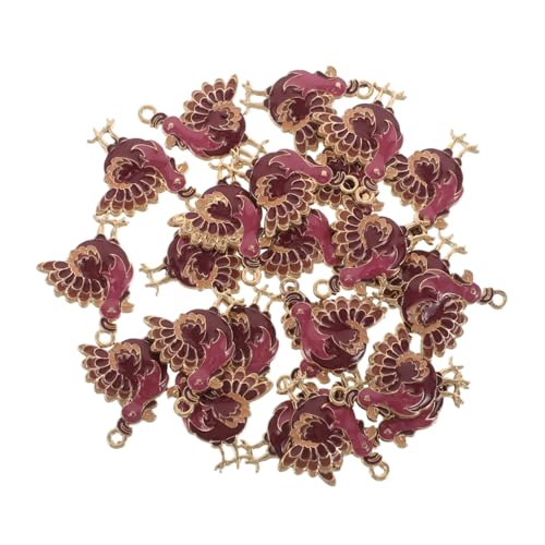 Beaupretty 24 Stück Putenschmuck Anhänger Truthahn-Ohrringe für Frauen Herbst Schmuckherstellung Charms Truthahn-Anhänger Truthahnanhänger für DIY -Handwerk Truthahnohrringe Zinklegierung von Beaupretty